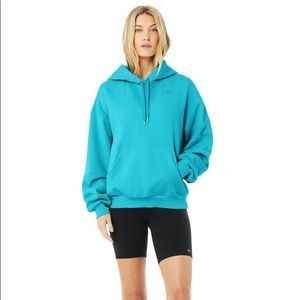 🌊 Alo Yoga Accolade Hoodie - Aqua 🌊